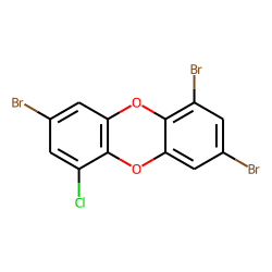 1,3,8-tribromo-6-chloro-dibenzo-p-dioxin