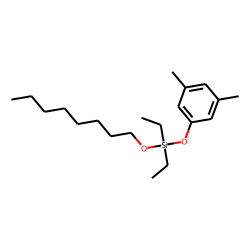 Silane, diethyl(3,5-dimethylphenoxy)octyloxy-