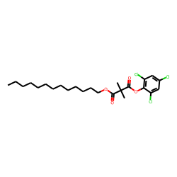 Dimethylmalonic acid, 2,4,6-trichlorophenyl tridecyl ester