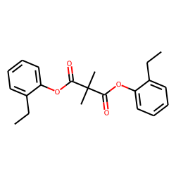 Dimethylmalonic acid, di(2-ethylphenyl) ester