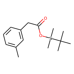 3-Methylphenylacetic acid, TBDMS