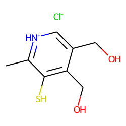 Pyridine, 4,5-di(hydroxymethyl)-3-mercapto-2-methyl- , hydrochloride