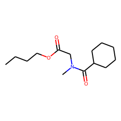 Sarcosine, N-(cyclohexylcarbonyl)-, butyl ester