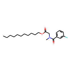 Sarcosine, N-(3-fluorobenzoyl)-, undecyl ester