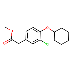 (3-Chloro-4-cyclohexyloxy-phenyl)-acetic acid, methyl ester
