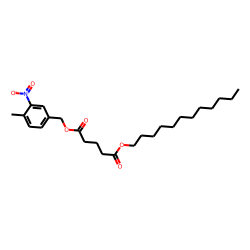 Glutaric acid, dodecyl 4-methyl-3-nitrobenzyl ester