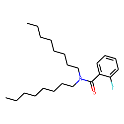Benzamide, N,N-dioctyl-2-fluoro-