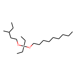 Silane, diethyl(3-methylpentyloxy)nonyloxy-