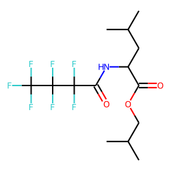 l-Leucine, n-heptafluorobutyryl-, isobutyl ester