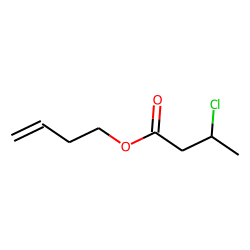 Butanoic acid, 3-chloro, 3-butenyl ester