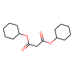 Propanedioic acid, dicyclohexyl ester