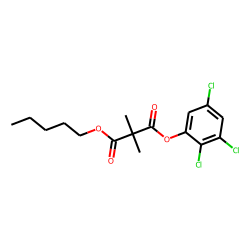 Dimethylmalonic acid, pentyl 2,3,5-trichlorophenyl ester