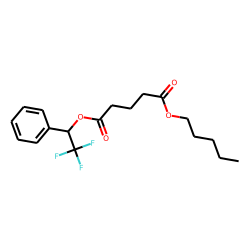 Glutaric acid, pentyl 1-phenyl-2,2,2-trifluoroethyl ester
