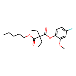 Diethylmalonic acid, 4-fluoro-2-methoxyphenyl pentyl ester
