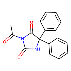 5,5-Diphenylhydantoin, 3-acetyl-