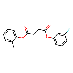 Succinic acid, 2-methylphenyl 3-fluorophenyl ester