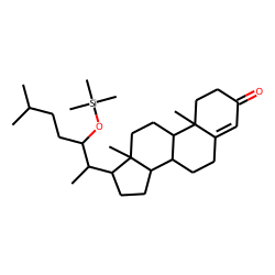 22-Hydroxy-4-cholesten-3-one, TMS