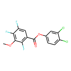 2,4,5-Trifluoro-3-methoxybenzoic acid, 3,4-dichlorophenyl ester