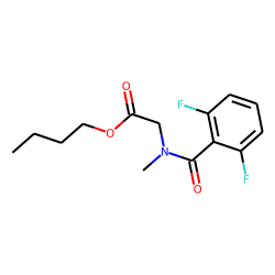 Sarcosine, N-(2,6-difluorobenzoyl)-, butyl ester