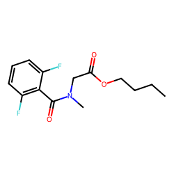 Sarcosine, n-(2,6-difluorobenzoyl)-, butyl ester