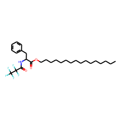 l-Phenylalanine, n-pentafluoropropionyl-, hexadecyl ester