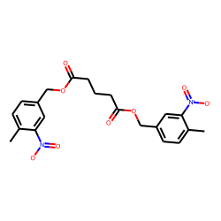 Glutaric acid, di(4-methyl-3-nitrobenzyl) ester