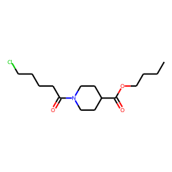 Isonipecotic acid, N-(5-chlorovaleryl)-, butyl ester