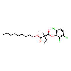 Diethylmalonic acid, nonyl 2,3,6-trichlorophenyl ester