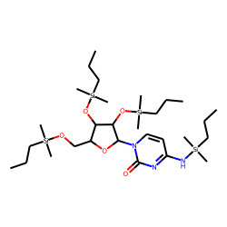 Cytosine arabinoside, dimethyl-propyldimethylsilyl derivative