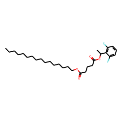 Glutaric acid, 1-(2,6-difluorophenyl)ethyl hexadecyl ester