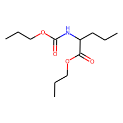 l-Norvaline, n-propoxycarbonyl-, propyl ester