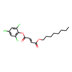 Fumaric acid, octyl 2,4,6-trichlorophenyl ester