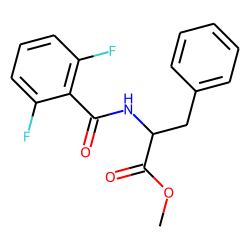 l-Phenylalanine, N-(2,6-difluorobenzoyl)-, methyl ester