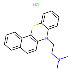 7-(2-Dimethylaminoethyl)benzo(c)phenothiazine, hydrochloride