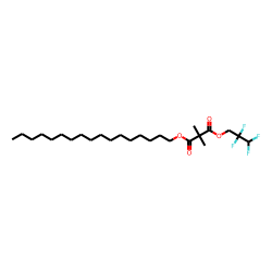 Dimethylmalonic acid, heptadecyl 2,2,3,3-tetrafluoropropyl ester