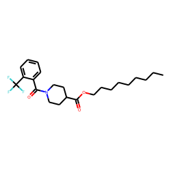 Isonipecotic acid, N-(2-trifluoromethylbenzoyl)-, nonyl ester