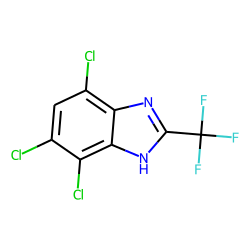 Benzimidazole, 4,6,7-trichloro-2-(trifluoromethyl)-