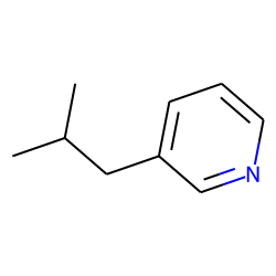 Pyridine, 3-(2-methylpropyl)-