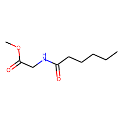 n-Hexanoylglycine, methyl ester