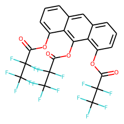 Anthralin, O,O',O''-tri(pentafluoropropionyl)-