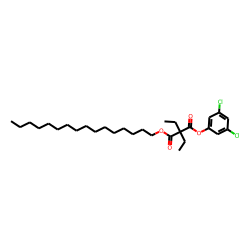 Diethylmalonic acid, 3,5-dichlorophenyl hexadecyl ester