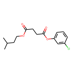 Succinic acid, 3-chlorophenyl 3-methylbutyl ester