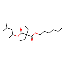 Diethylmalonic acid, hexyl 4-methylpent-2-yl ester