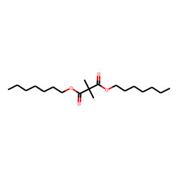 Dimethylmalonic acid, diheptyl ester