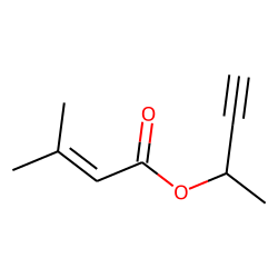 3-Methyl-2-butenoic acid, but-3-yn-2-yl ester