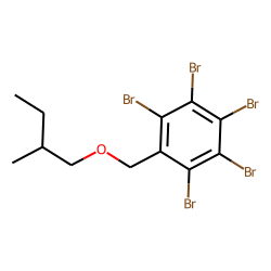 2,3,4,5,6-Pentabromobenzyl alcohol, 2-methylbutyl ether