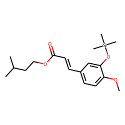 3-Methylbutyl (E)-isoferulate, TMS