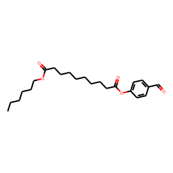 Sebacic acid, 4-formylphenyl hexyl ester