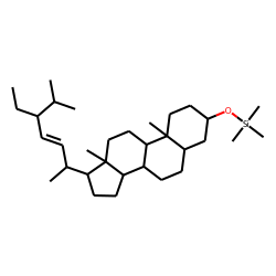 24-Ethyl-«delta»(22)-coprostenol, TMS