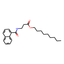 «beta»-Alanine, N-(1-naphthoyl)-, nonyl ester